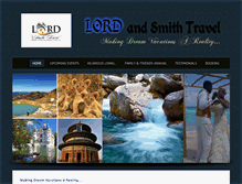 Tablet Screenshot of lordandsmithtravel.com